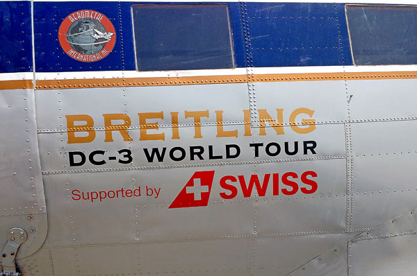 Flying on a 1940 Breitling DC-3 in India - Image 2