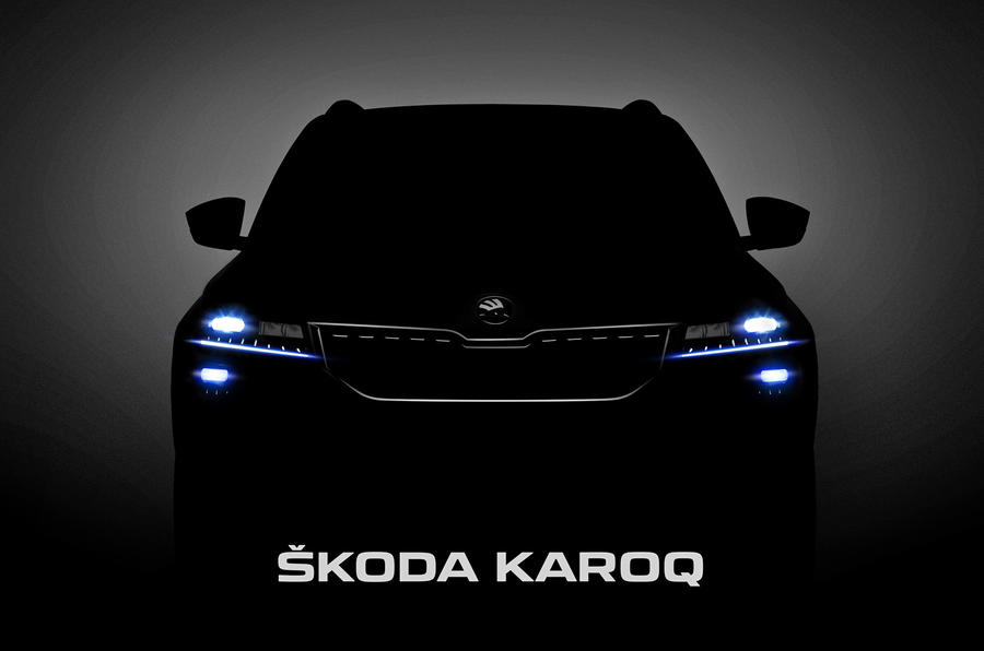 Skoda Karoq SUV teased ahead of unveil