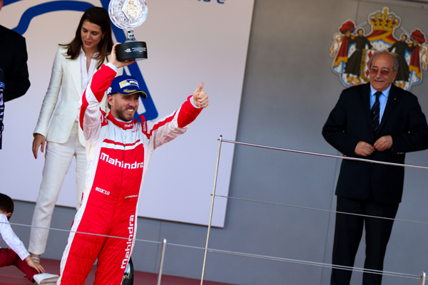 Formula E podium for Mahindra Racing at Monaco