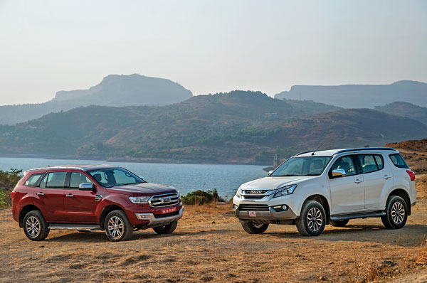 2017 Isuzu MU-X vs Ford Endeavour comparison - Image 2