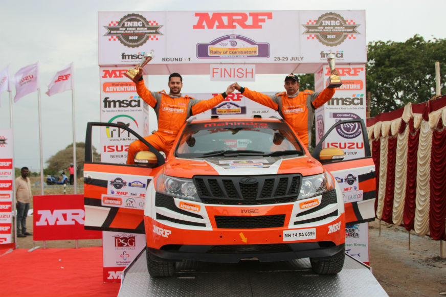 Gill wins INRC Round 1 at Coimbatore