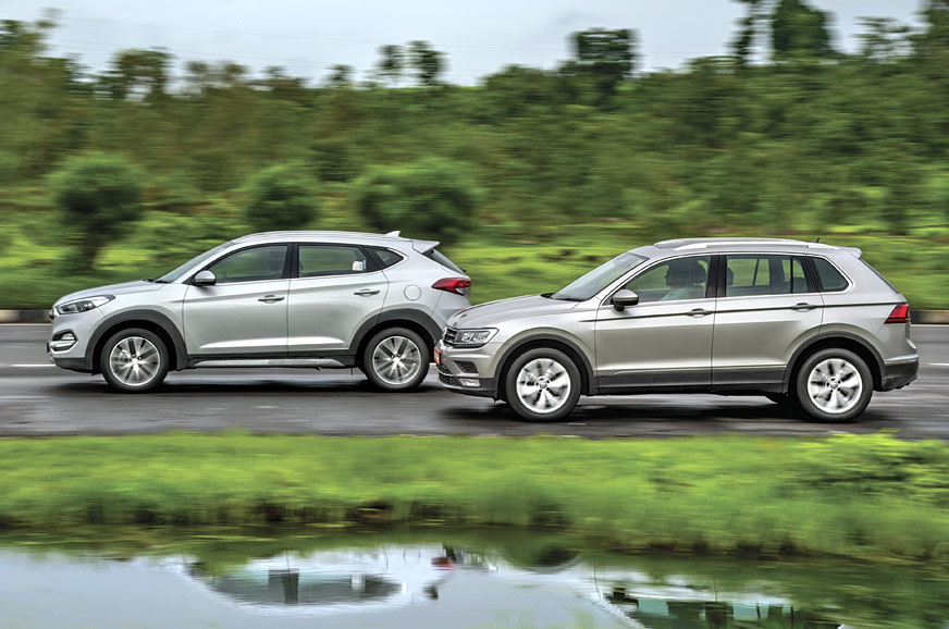 Hyundai Tucson Vs Volkswagen Tiguan Comparison Autocar India