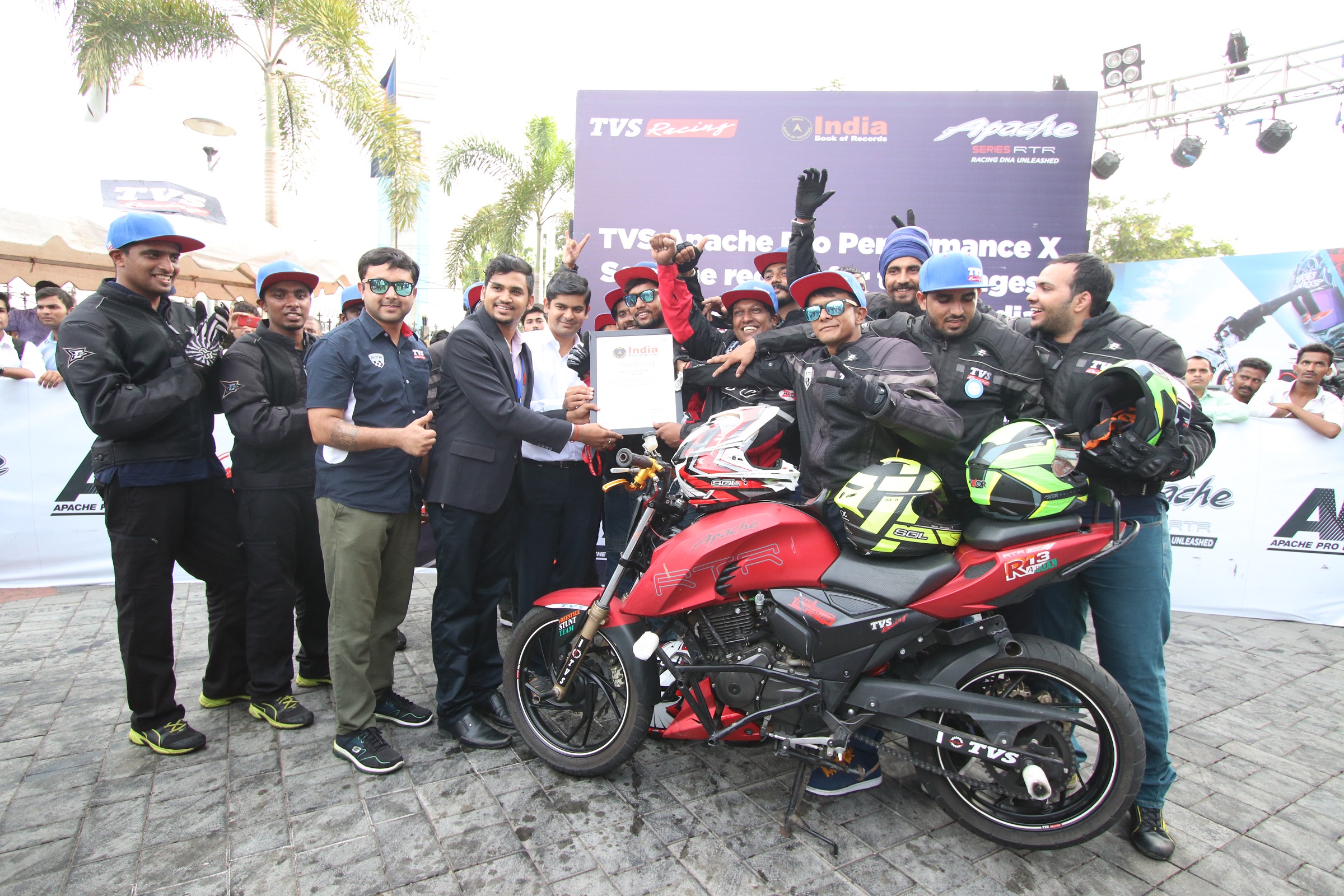 TVS sets new stunt record with Apache - Image 3