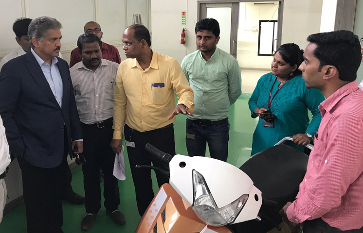 Mahindra developing electric scooter for India