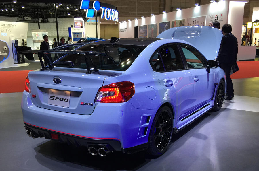 Subaru WRX STI S208 Special Edition showcased in Tokyo