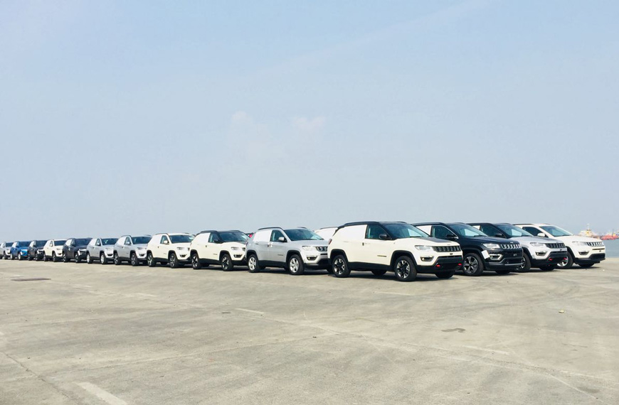 Made-in-India Jeep Compass exports begin