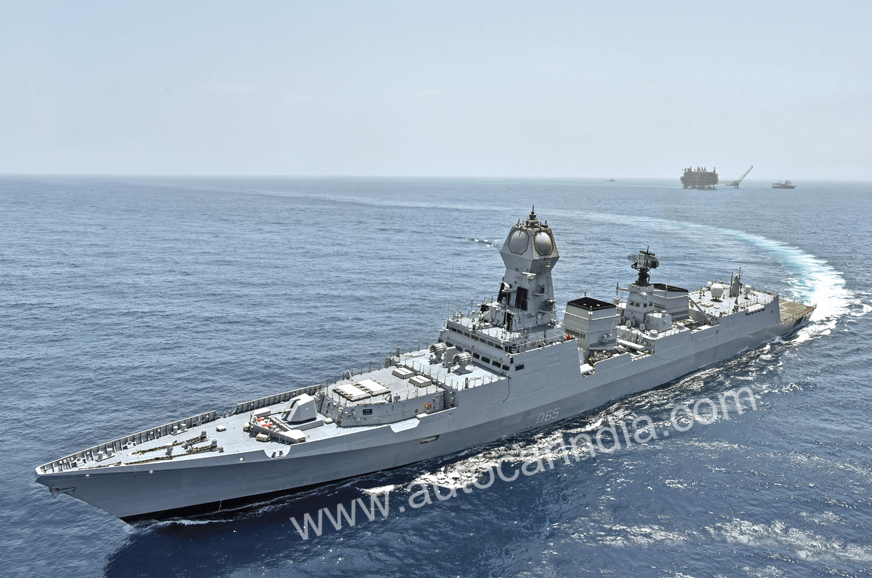 On board the INS Chennai stealth destroyer  - Image 1