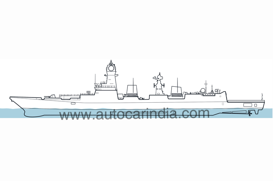 On board the INS Chennai stealth destroyer  - Image 11