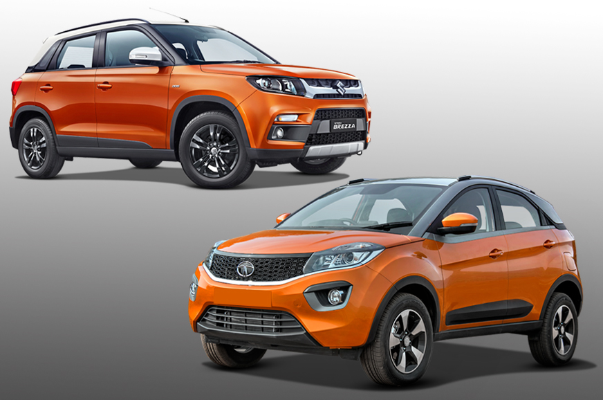 2018 Vitara Brezza AMT vs Nexon AMT: Specifications comparison