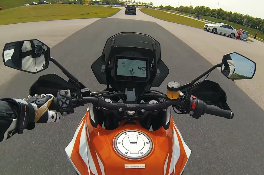 KTM advanced rider assists shown on new video
