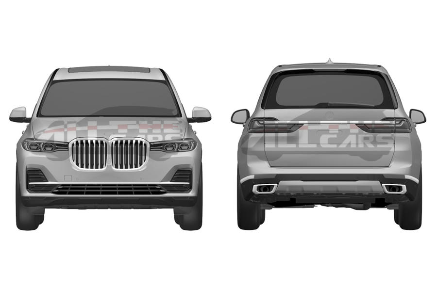 BMW X7 patent images revealed