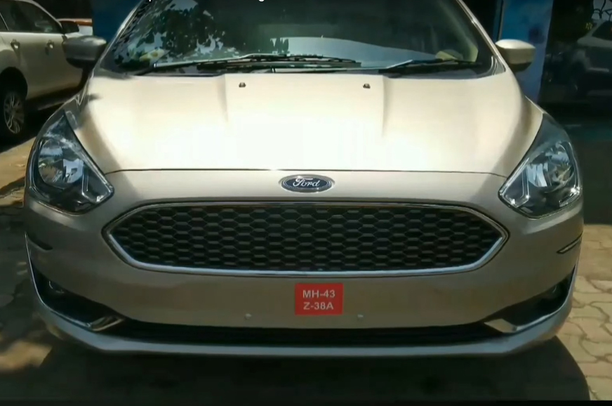 India-spec Ford Aspire facelift leaked ahead of October 4 launch