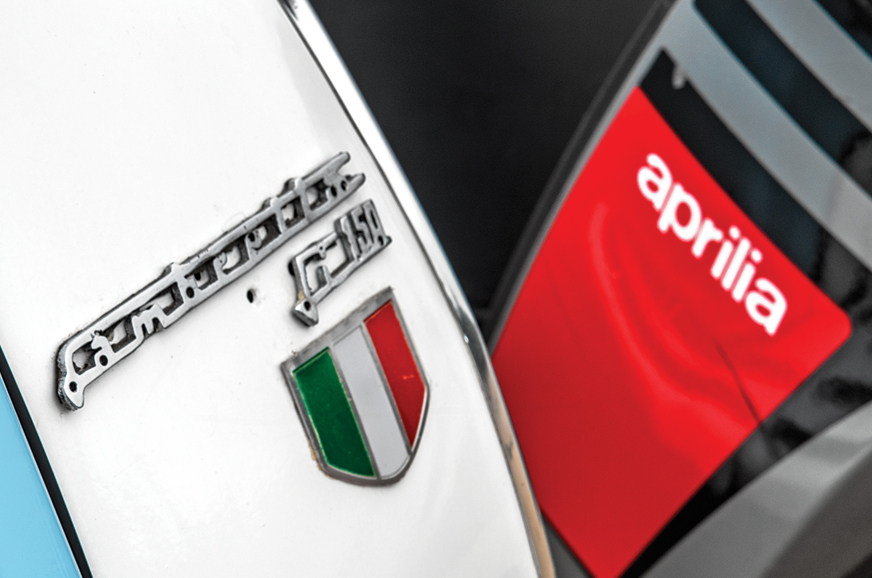 1962 Lambretta Li 150 and 2018 Aprilia SR 150 - Image 2