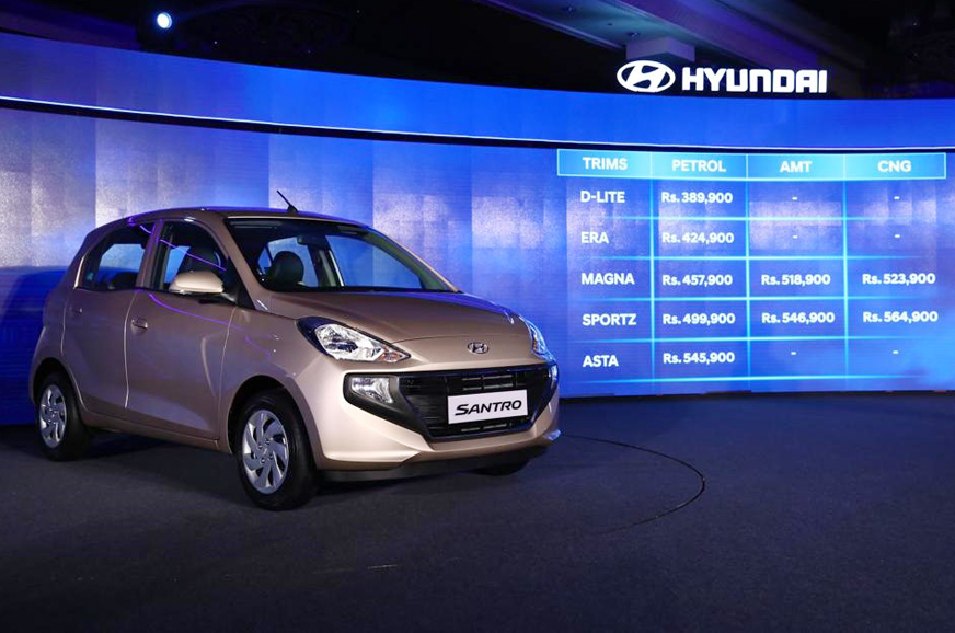 2018 Hyundai Santro launched at Rs 3.89 lakh - Introduction | Autocar India