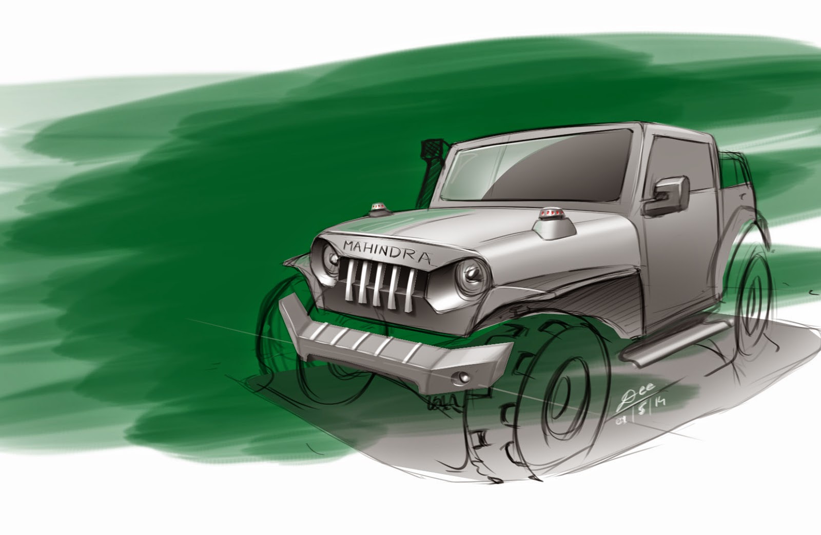 How To Draw Mahindra Thar  Mahindra Thar Drawing  Mahindra Thar  Car  Drawing  Thar Drawing  YouTube