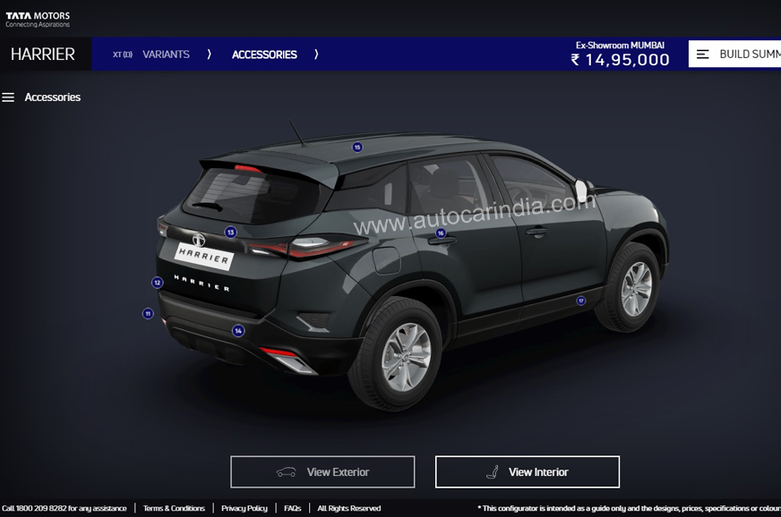 Tata Harrier online configurator goes live - Image 2