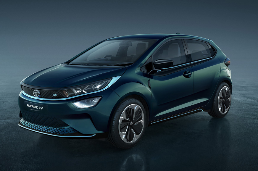 Tata Altroz Altroz EV unveiled at Geneva motor show 2019 