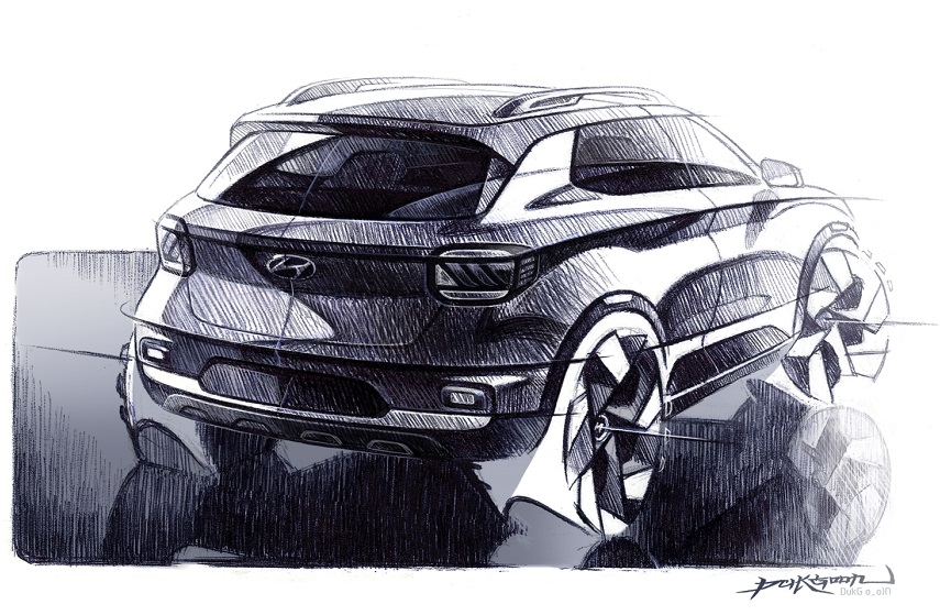 Hyundai Venue design sketches released - Image 2