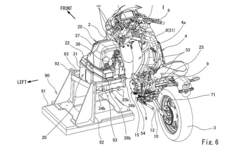 Kawasaki Ninja 300 with electric powertrain patented - Image 2