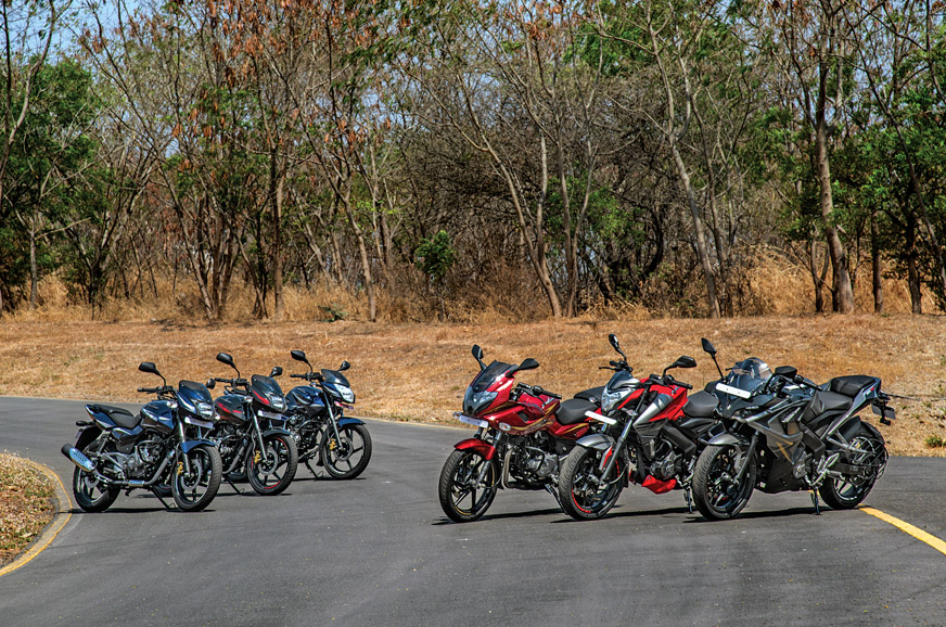 Bajaj bike prices with CBS/ABS listed