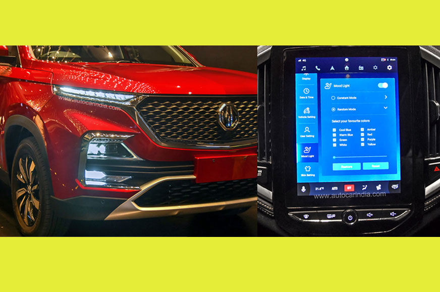 MG Hector to come with 10 segment-first features