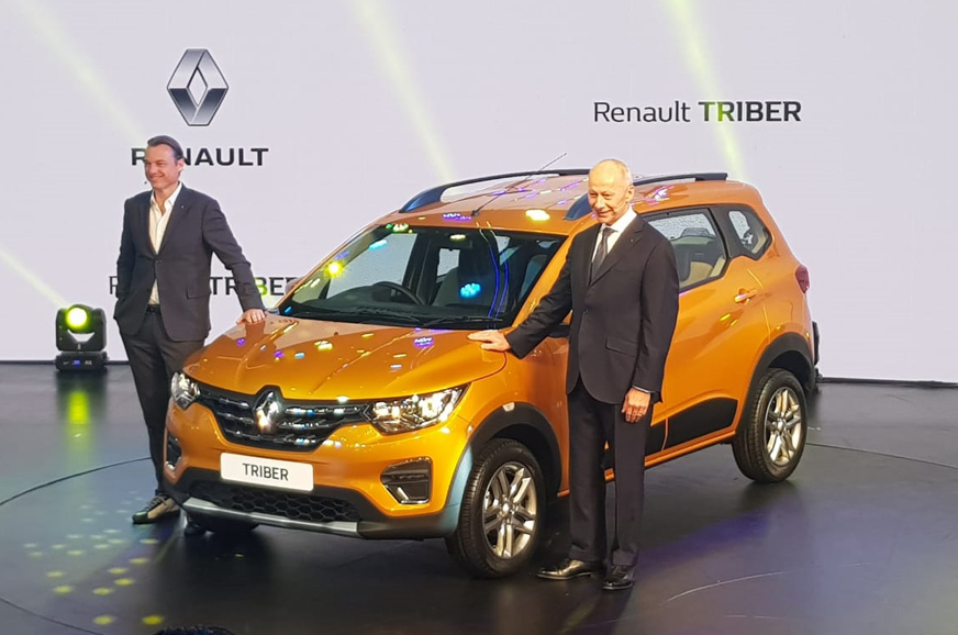 Renault Triber makes global debut in New Delhi Triber 