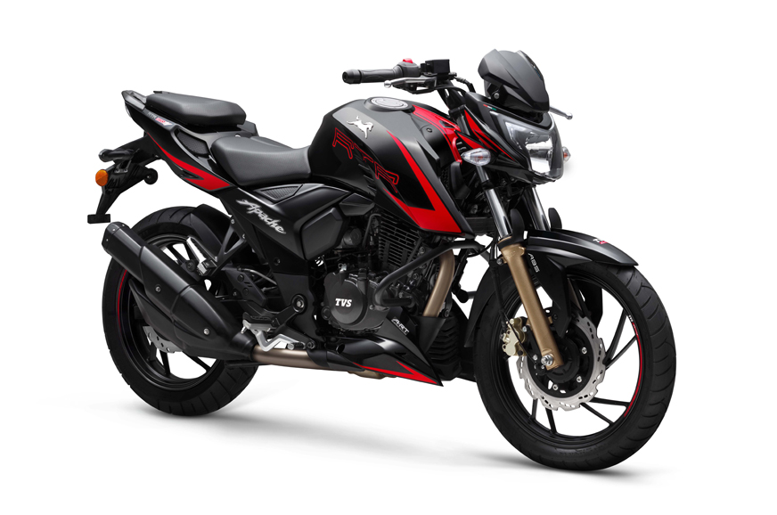 Bluetooth Enabled Tvs Apache Rtr 200 4v Launched Priced At Rs