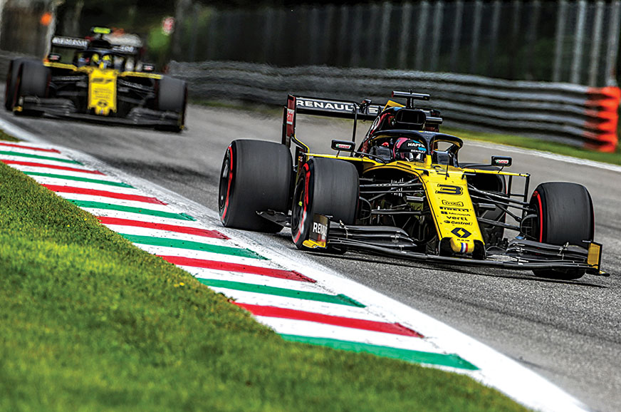 Renault F1 Team scored their biggest haul of points, since 2008, at the Italian Grand Prix.
