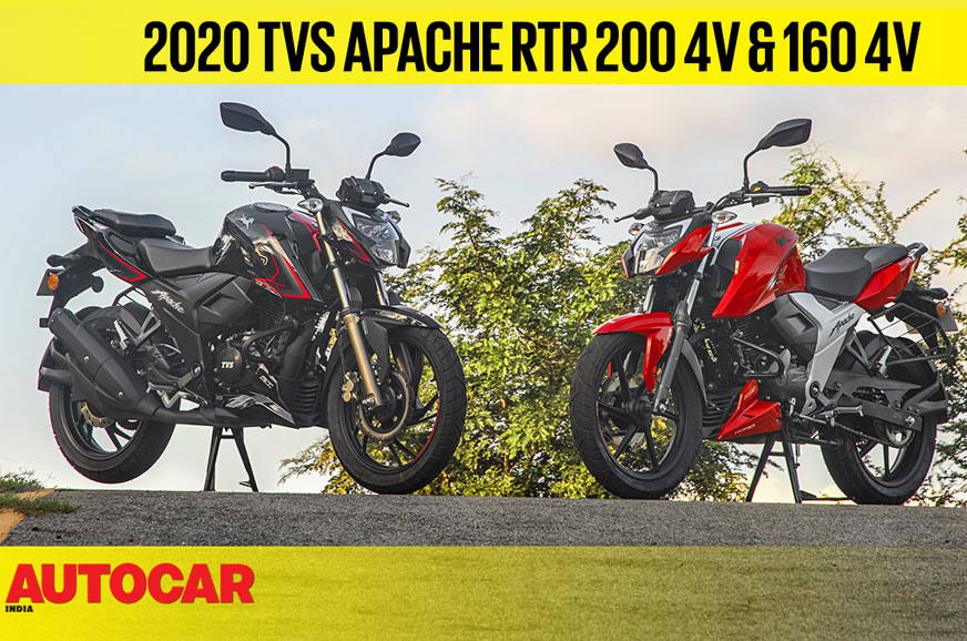 Auto Car Review 2020 Tvs Apache Rtr 160 200 Bs6 Video Review