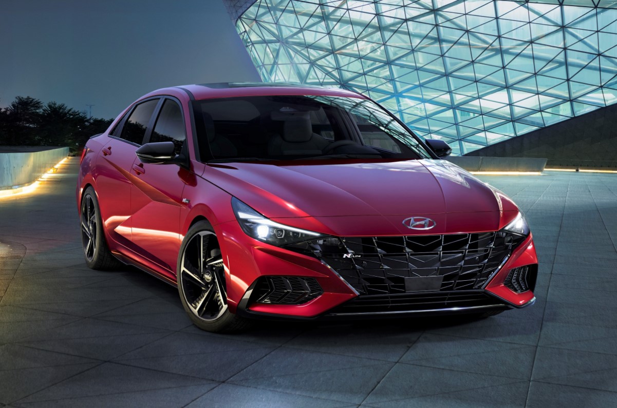 2021 Hyundai Elantra N Line front