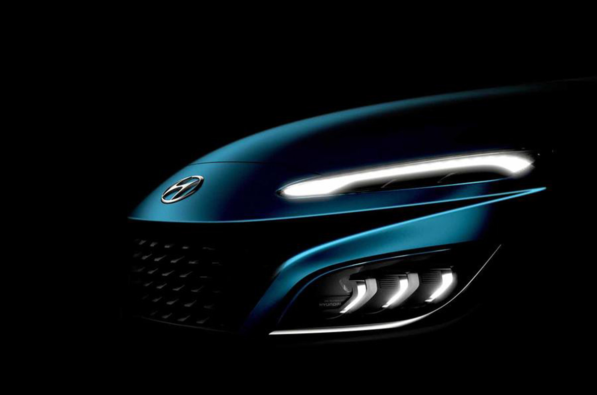 Hyundai Kona facelift teaser
