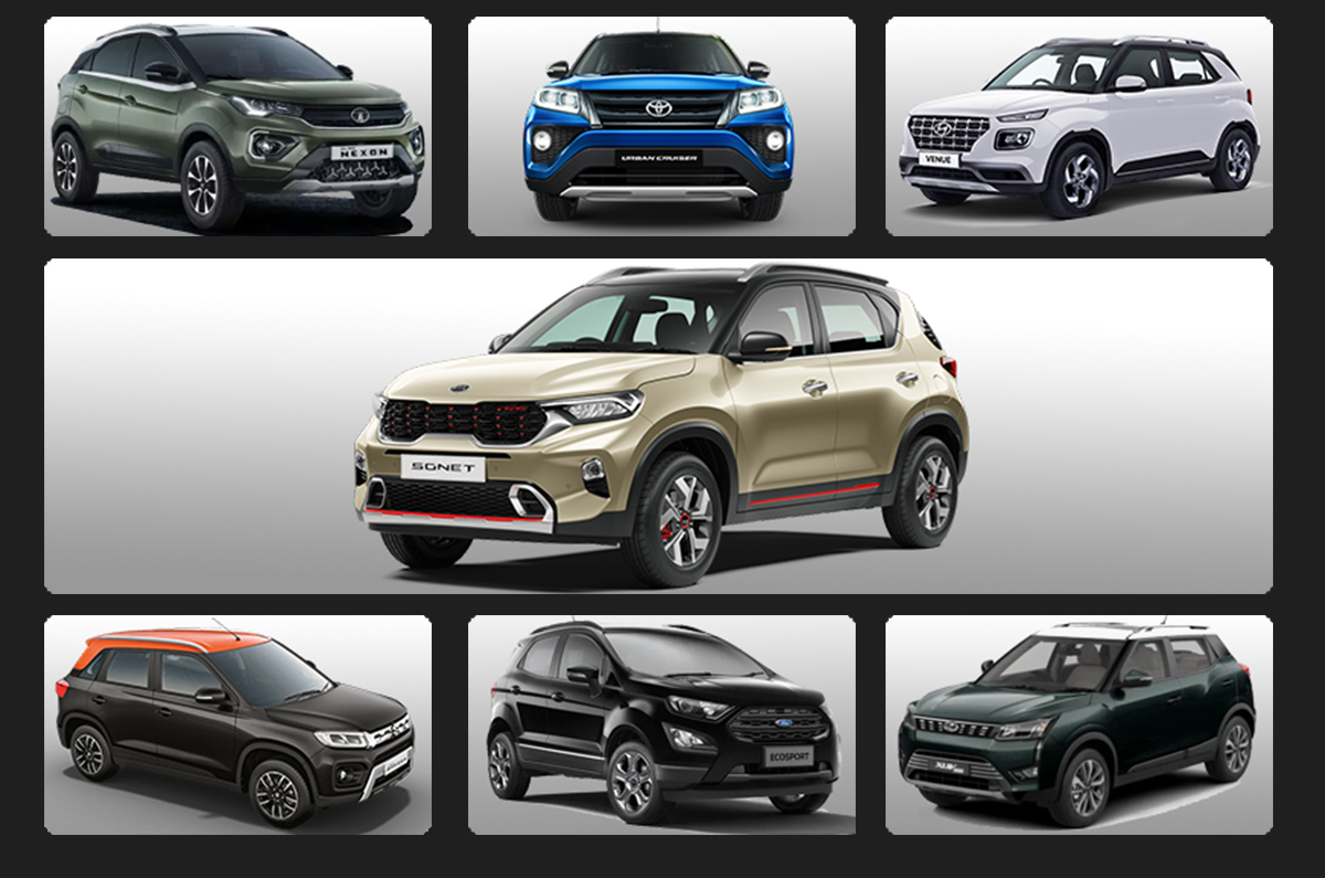 Kia Sonet vs Toyota Urban Cruiser vs rivals: Price, power, mileage and