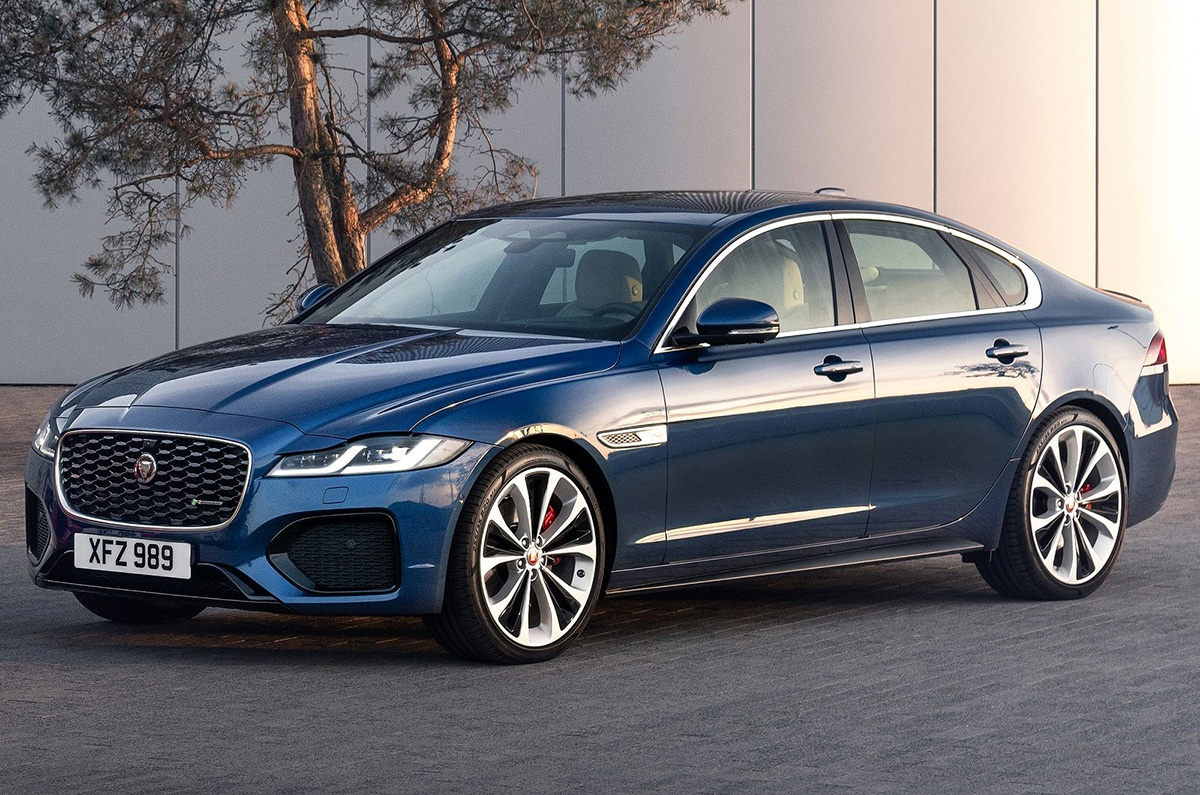 2021 Jaguar XF Facelift Revealed With Mild Hybrid Tech Autocar India   20201008062027 Jaguar XF 2021 Front 2 