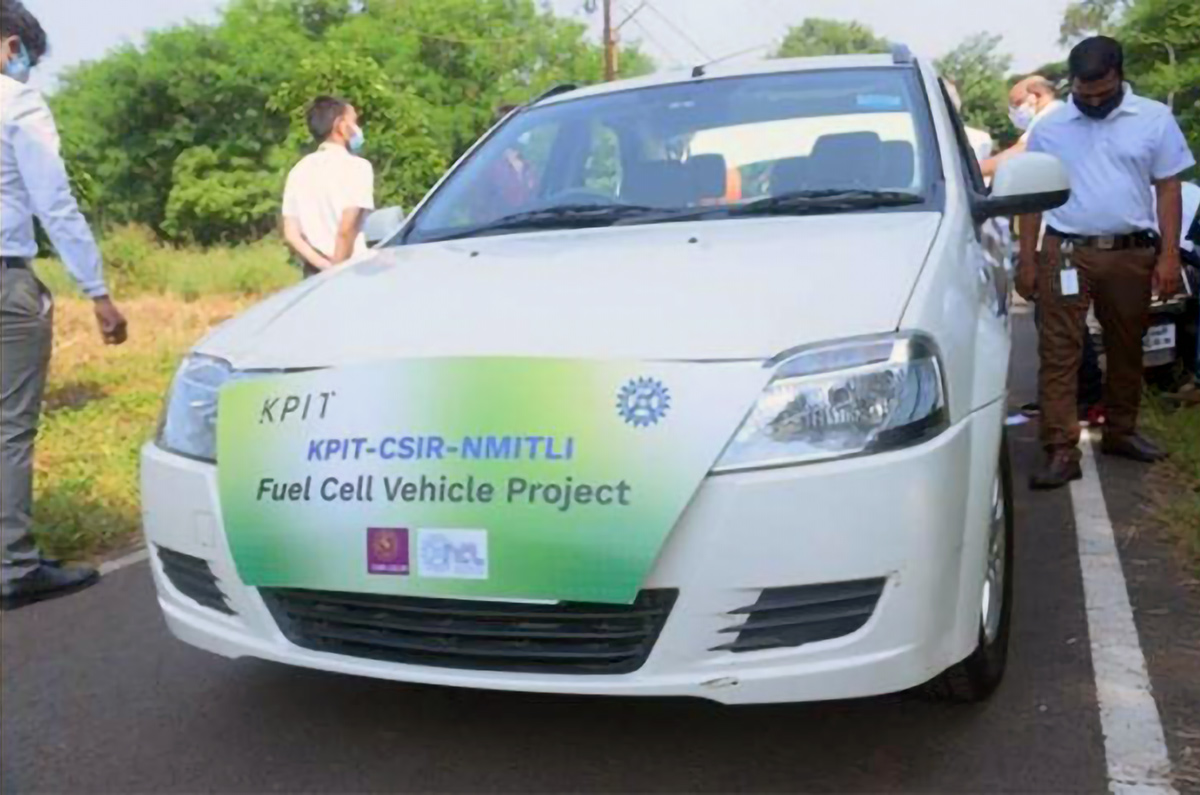 CSIR, KPIT Successfully Test India's First Hydrogen Fuel Cell Car