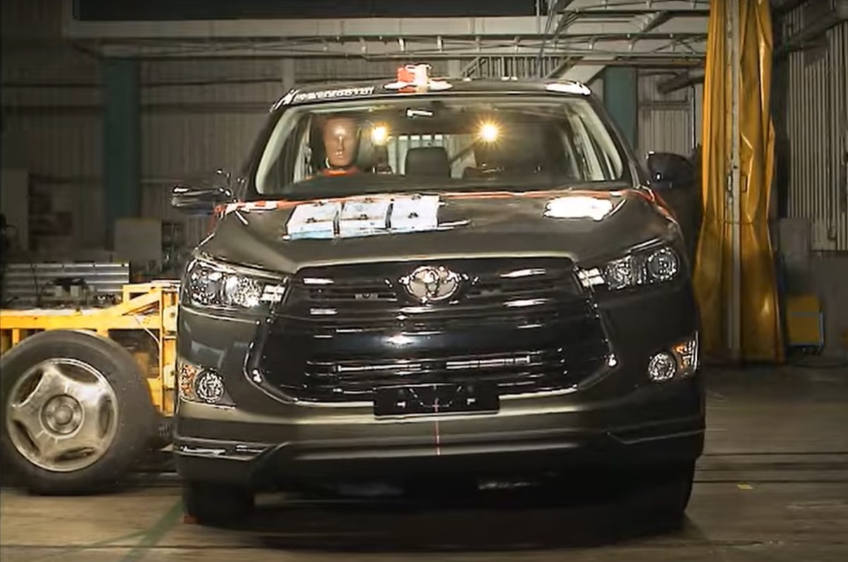 Toyota Innova Crysta Scores 5 Stars In Asean Ncap Crash Tests Autocar India