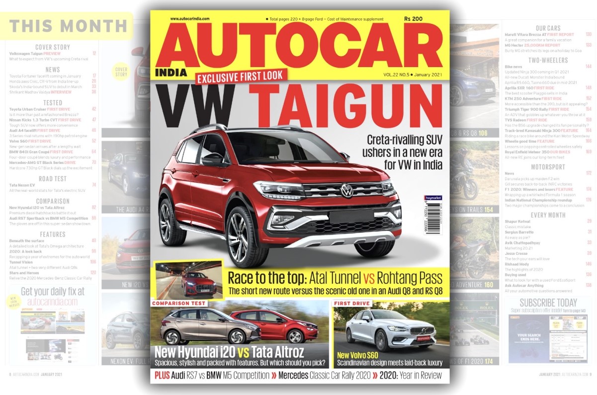 Autocar India January 2021 issue on stands