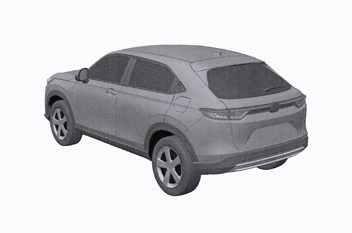 Next-gen Honda HR-V patent images leak ahead of February 18 unveil - Image 2