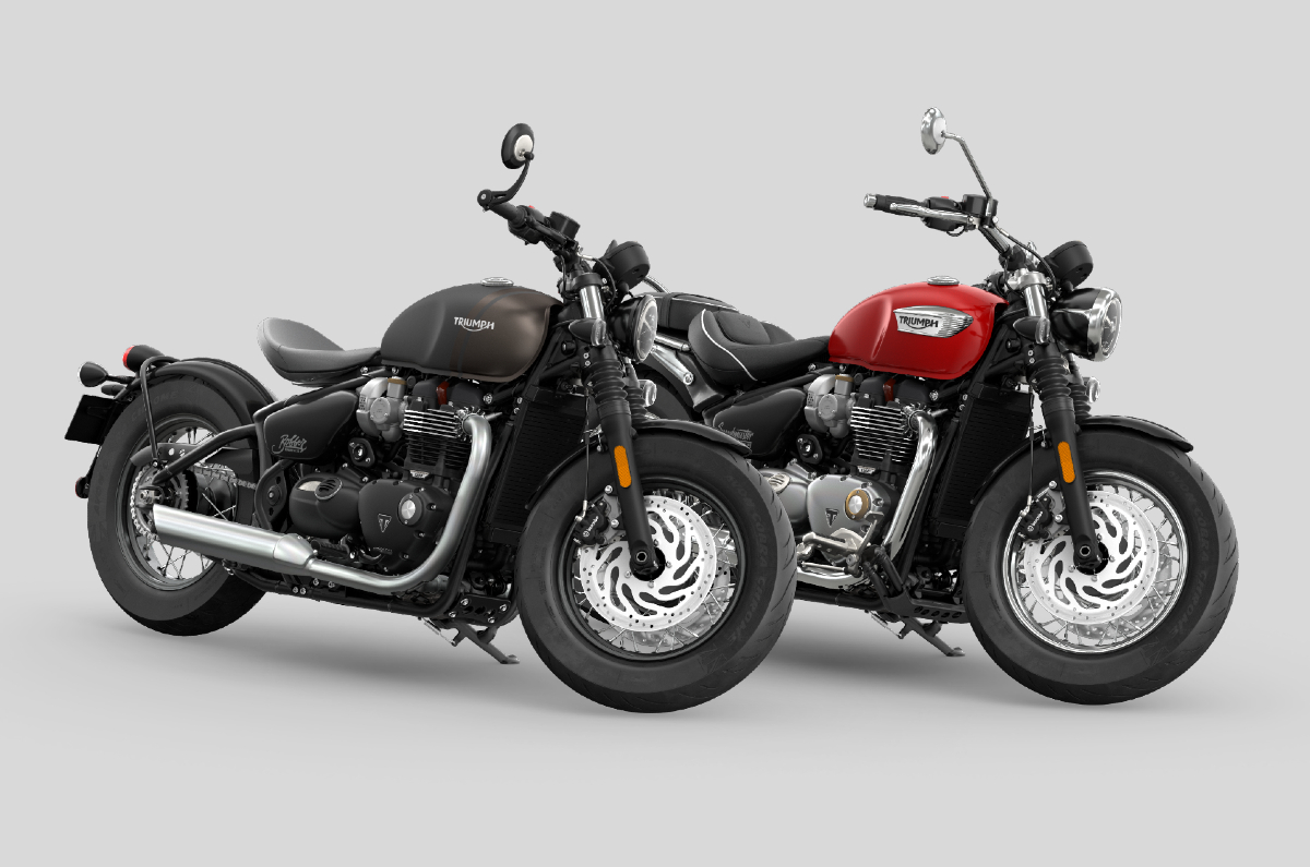 Triumph bobber deals on road price