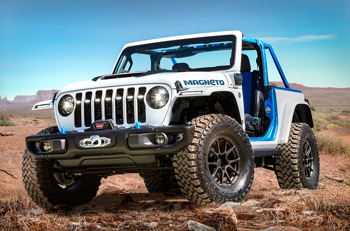 Allelectric Jeep Wrangler concept revealed