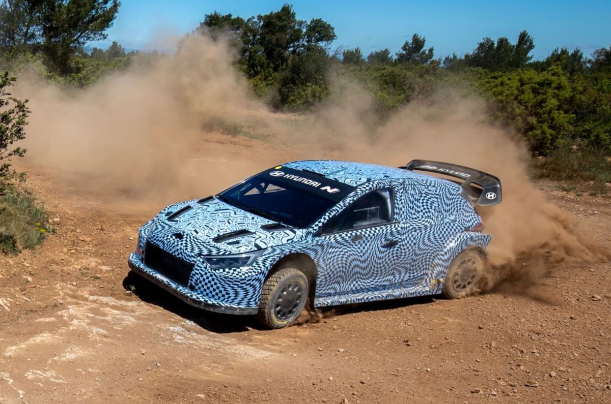 Hyundai releases first images of 2022 WRC racer - Autocar India