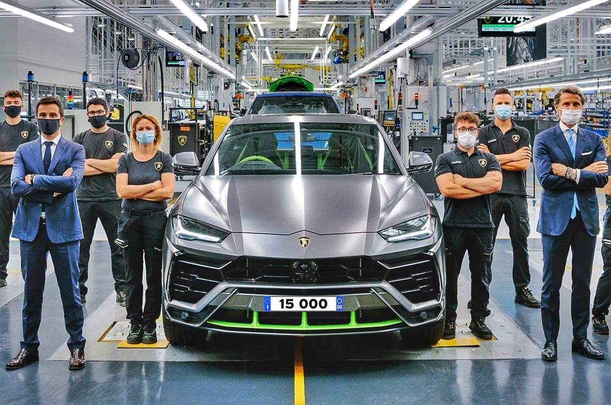 Lamborghini Urus production crosses 15,000 unit milestone | Autocar India