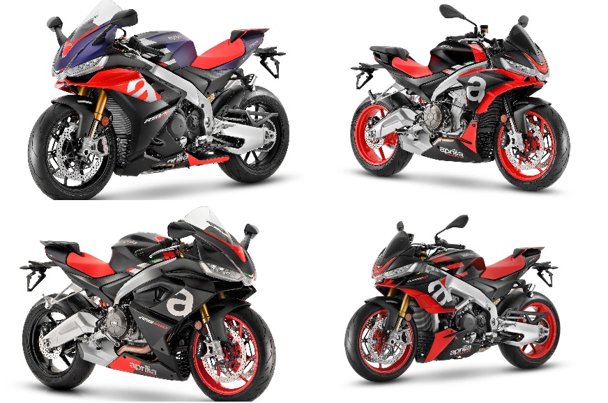 Aprilia 660cc range, RSV4, Tuono V4 launched in India