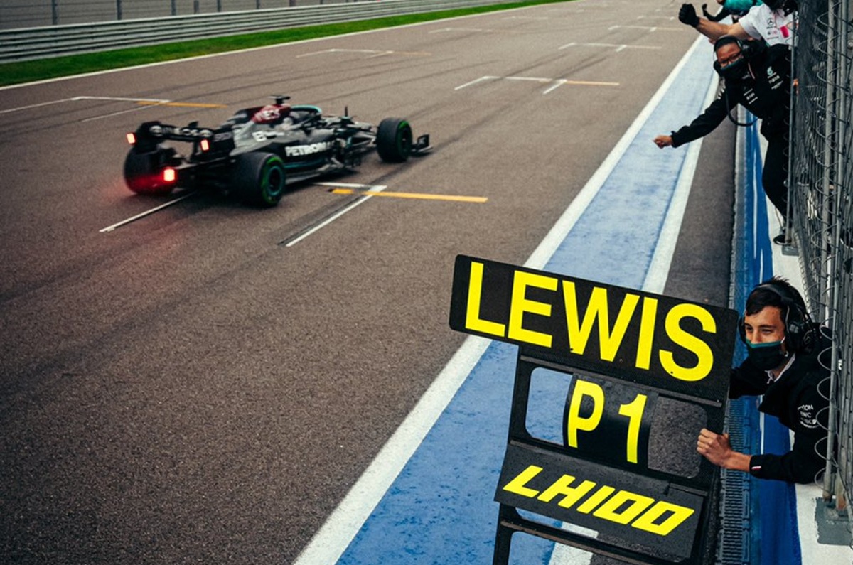 2021 Russian GP: Hamilton secures 100th F1 win - Image 2