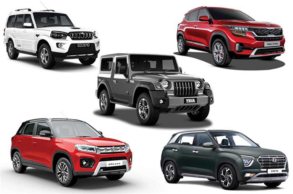 Surge in SUV sales from 16 percent in FY2007 to 39 percent in FY2021 Autocar India