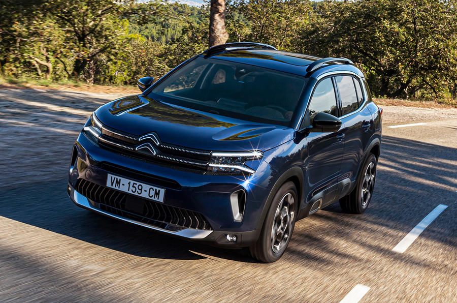 Styling changes to the C5 Aircross include new bumper, grille and headlamps.