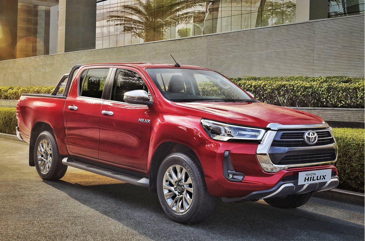 Toyota Hilux pickup truck under evaluation for the Indian market