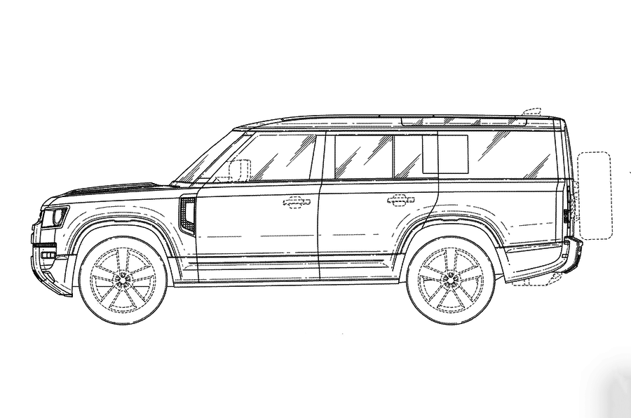 Land Rover Defender 130 side static