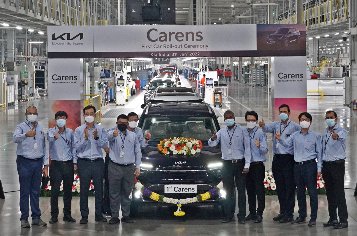 Kia Carens teste drives begin February 1 onwards; series production commences