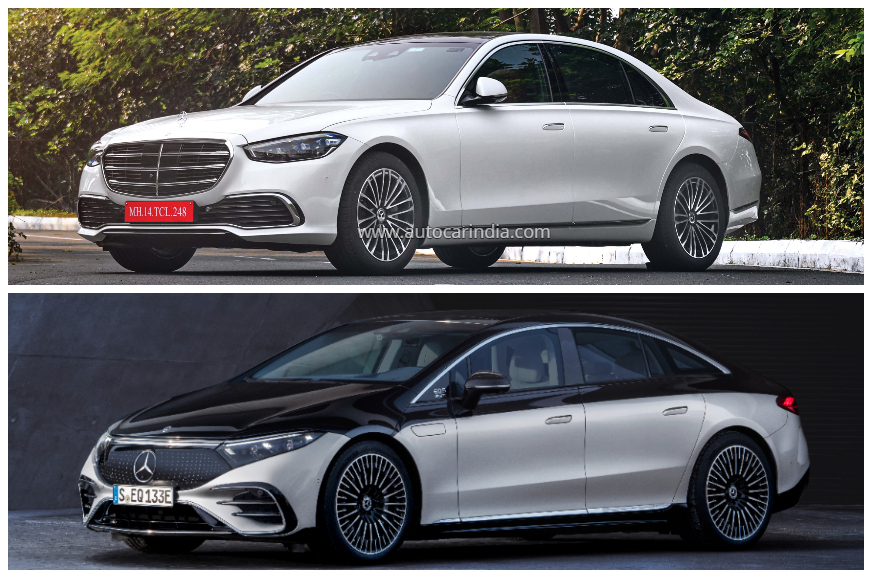 2021 Mercedes-Benz S-class 350d diesel exterior front 2022 Mercedes-Benz EQS exterior front