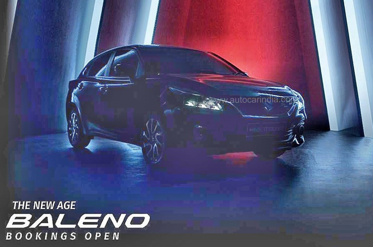 2022 Maruti Baleno facelift teaser